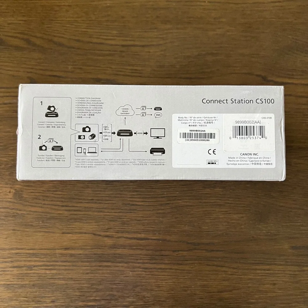 Canon Connect Station CS100 1TB Media Storage Hub NFC WiFi Full HD 9899B002AA